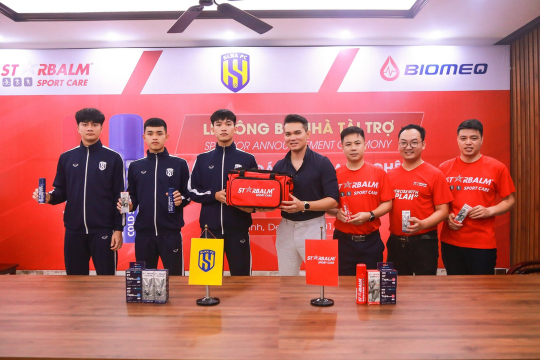 STARBALM TRỞ THÀNH ĐỐI TÁC Y TẾ CỦA CLB BÓNG ĐÁ SÔNG LAM NGHỆ AN 2